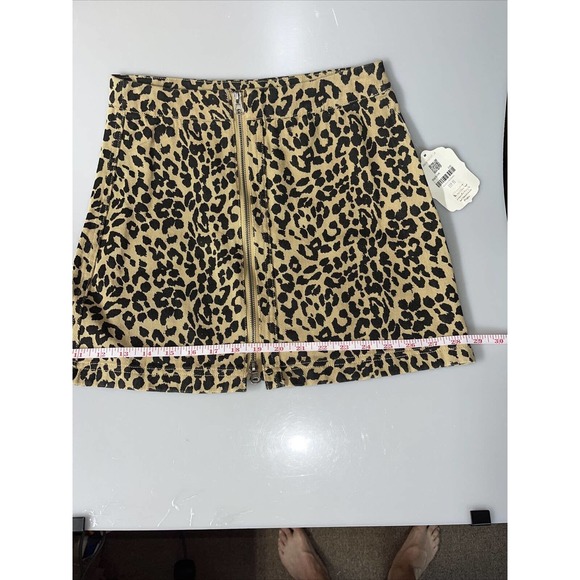 Altar’d State Cheetah Zip mini skirt Small NWT $59 - Picture 9 of 10
